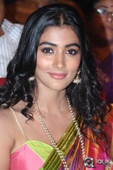 Pooja Hegde at Oka Laila Kosam Audio Launch